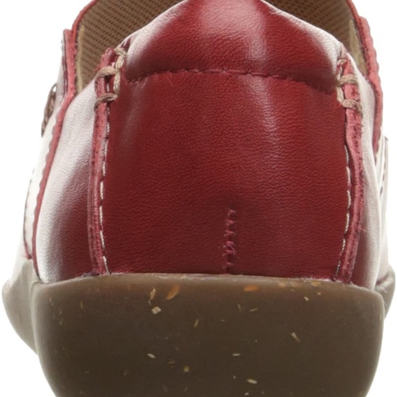 NIB Clarks red Medora Elie Mary Jane flats, size 8 1/2 M - Picture 6 of 12